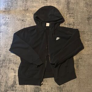 Nike Black Zip-Up Hoodie